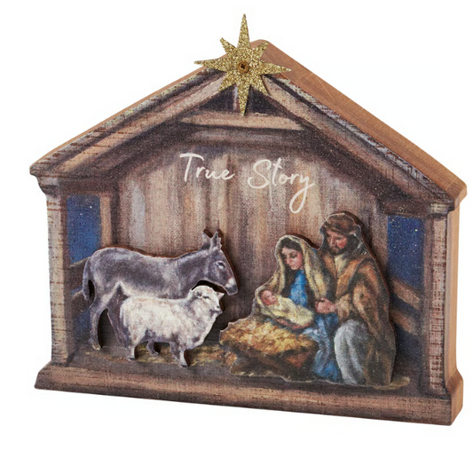True Story Nativity Chunky Sitter