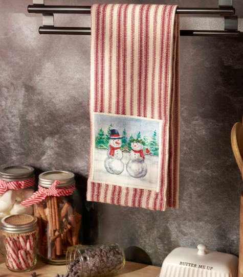 Snow Family Kitchen Towel