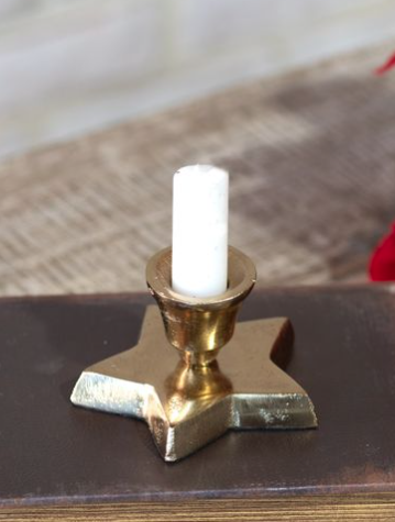 Gold Star Taper Holder