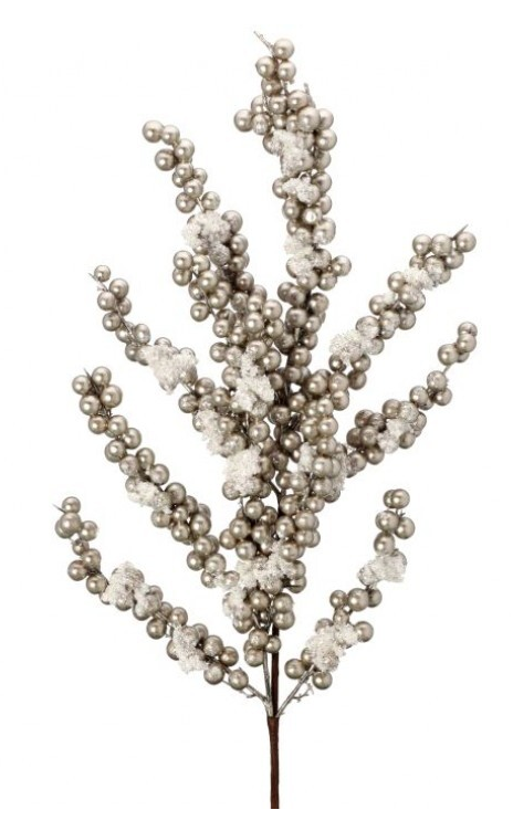 Snow Crusted Metallic Berry Spray