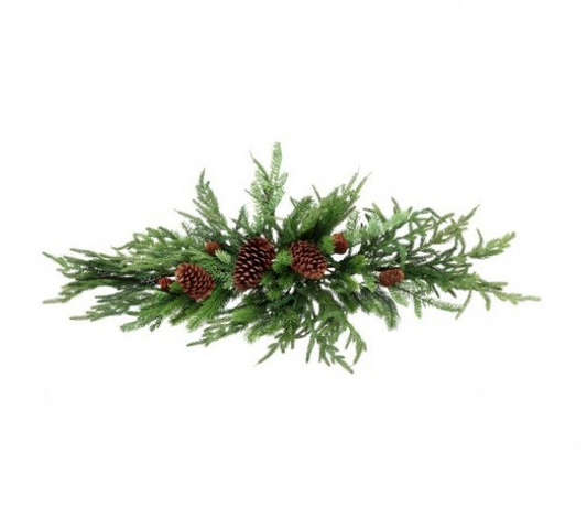Real Touch Norfolk Spruce Juniper Swag