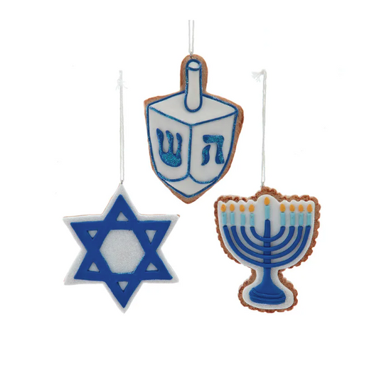 Hannukah Ornaments, 3 styles