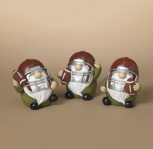 Gnome Football Player, 3 styles