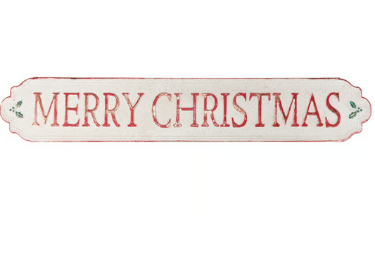 Traditional Merry Christmas Wall Decor