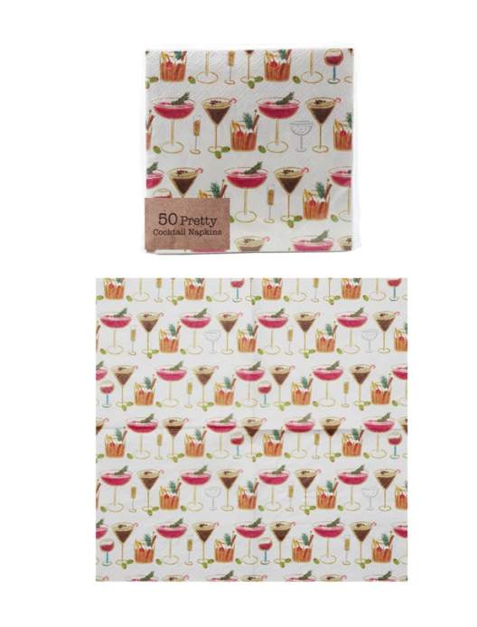 Holiday Paper Cocktail Napkins