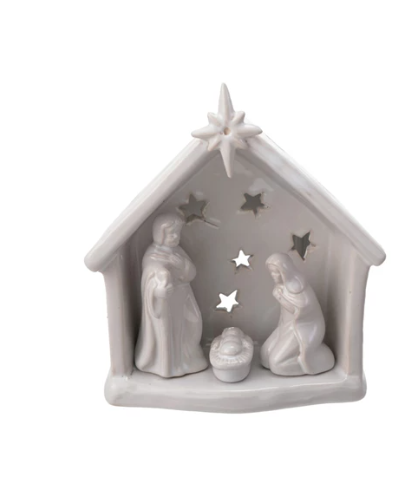 Holy Family Tealight Holder