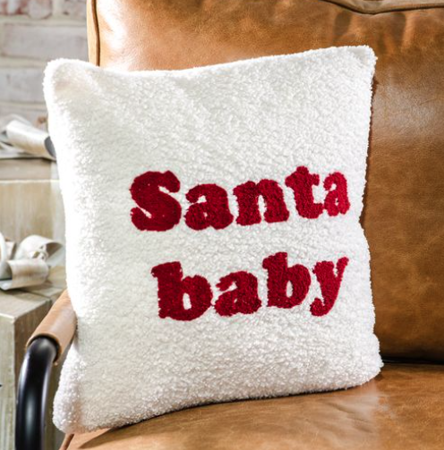 Santa Baby Pillow