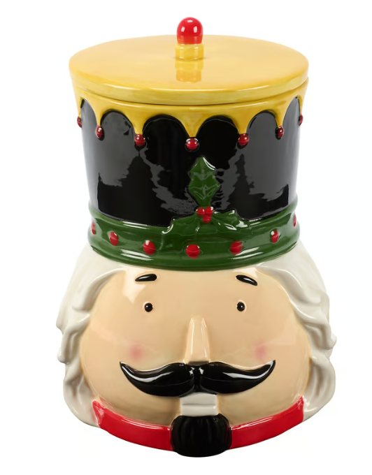Nutcracker Cookie Jar