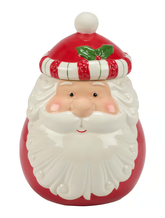 Jolly Santa Cookie Jar
