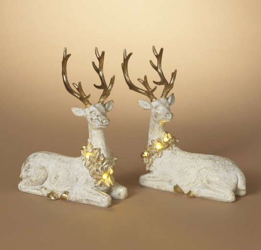 Holiday Deer Figurine, 2 styles