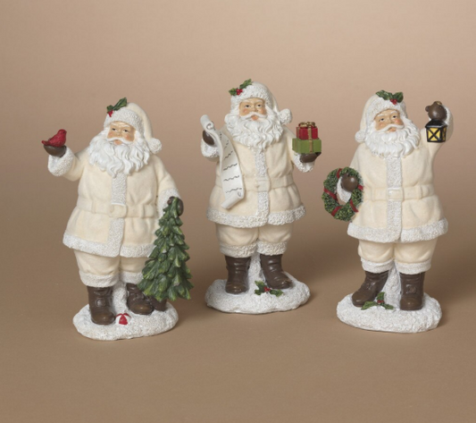 Cream Holiday Santa, 3 styles