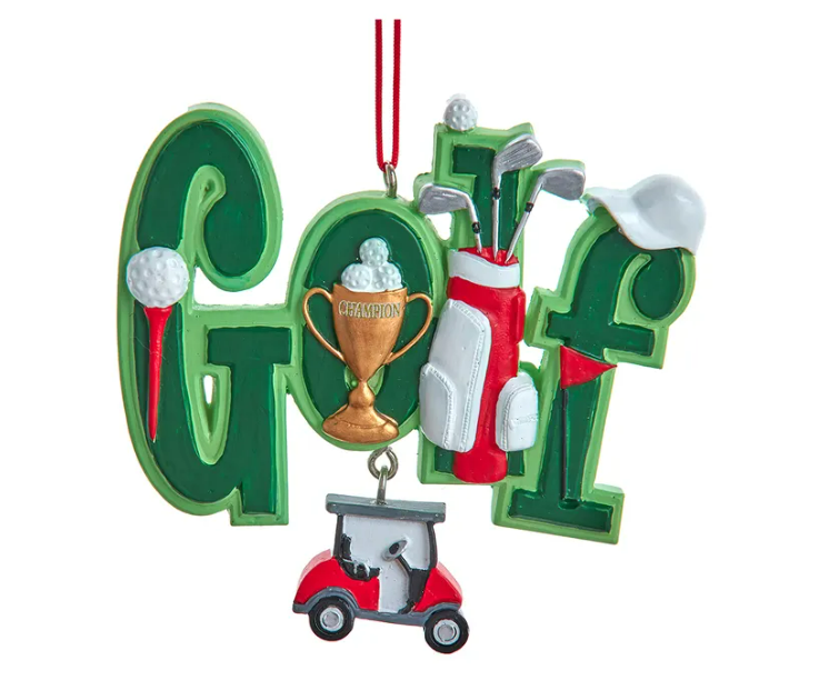 Golf Ornament