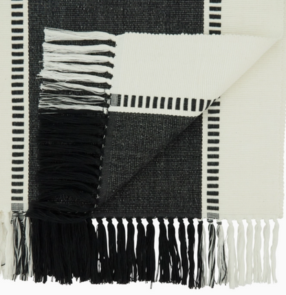 Maverick Black Table Runner