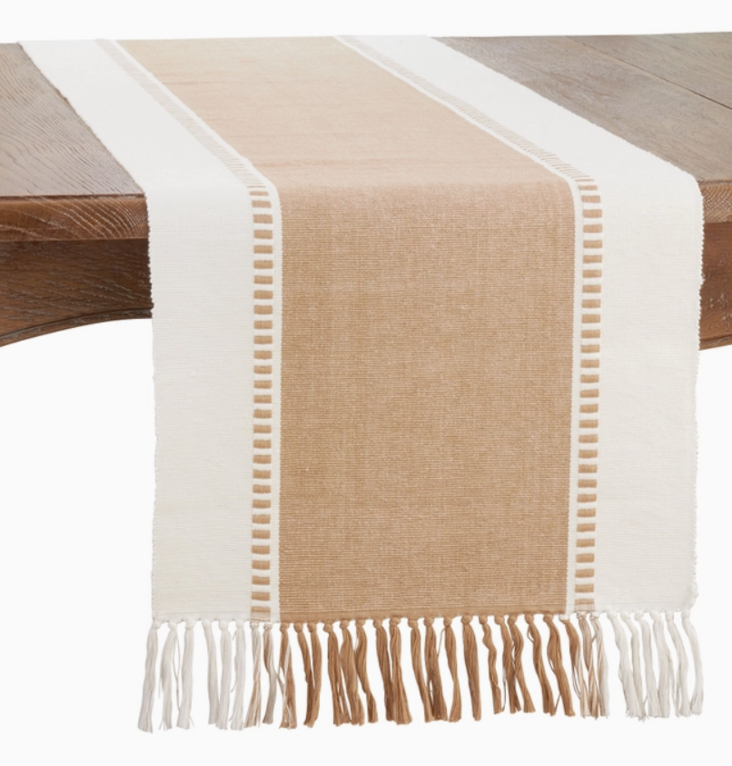 Autumn Natural Table Runner