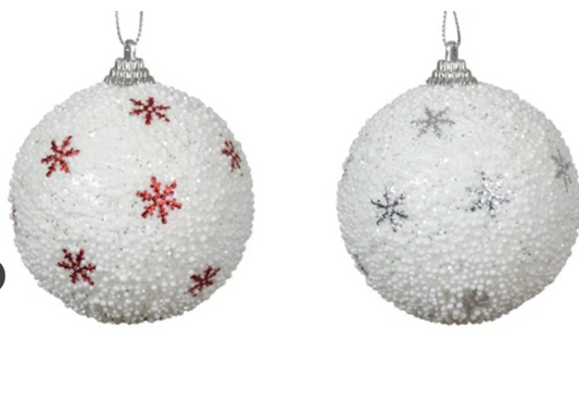 Snowflake Ornament, 2 styles