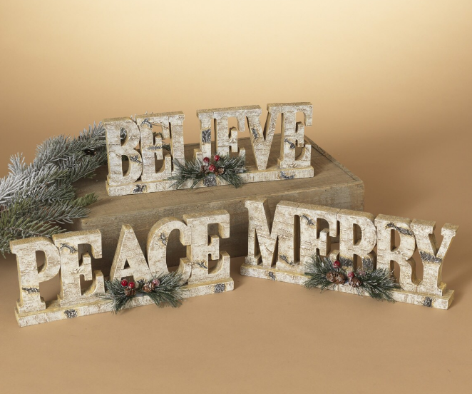 Christmas Tabletop Sign, 3 Styles