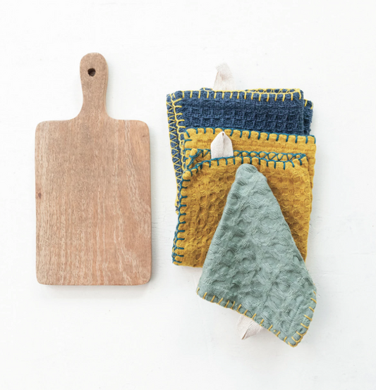 Cheese Cutting Board w/ Dish Towels