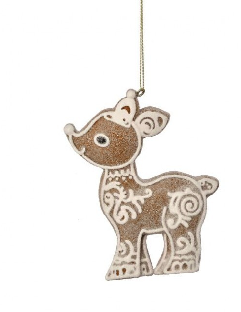 Neutral Deer Ornament