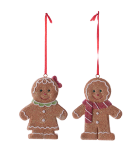 Gingerbread Cookie Ornament, 2 styles