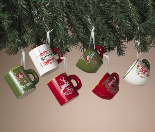 Mug Ornament, 6 styles