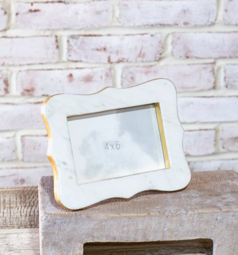 Camden French Curve Marble Frame, 2 sizes