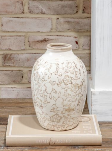 Gale Beige Heirloom Vase