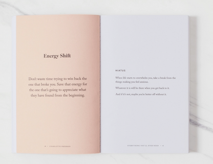 Everything You'll Ever Need, You Can Find Within Yourself