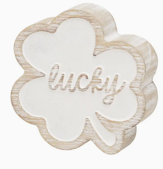 Lucky Carved St. Patrick's Day Shamrock