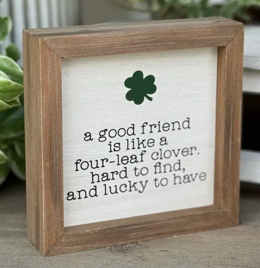 Four-Leaf Clover St. Patrick's Day Frame