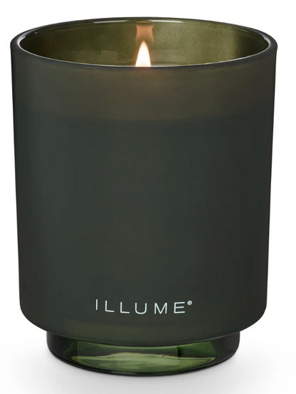 Balsam Cedar Boxed Glass Candle