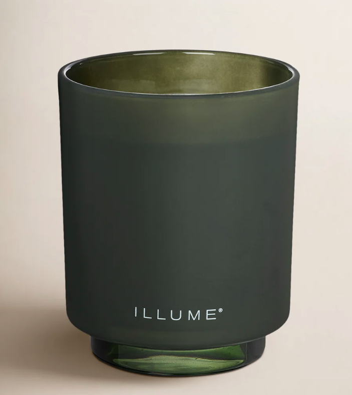 Balsam Cedar Boxed Glass Candle