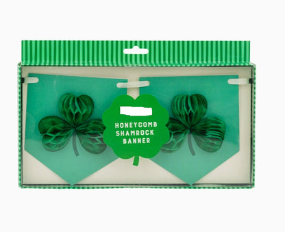Honeycomb Shamrock Banner