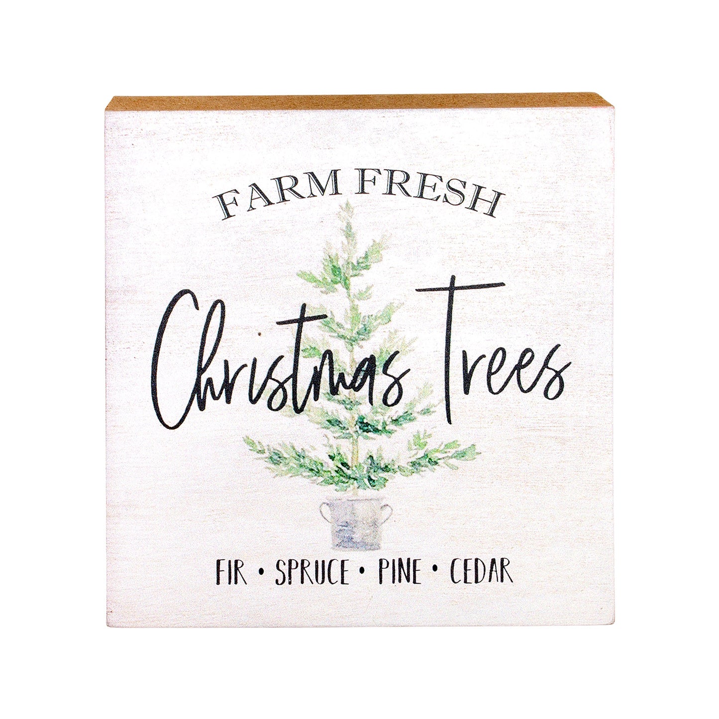 Farm Fresh Christmas Trees Block