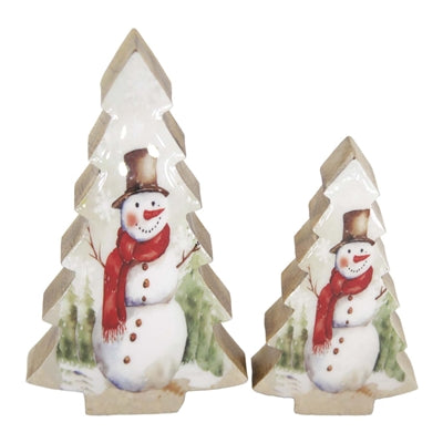 Snowman Tree Block, 2 sizes
