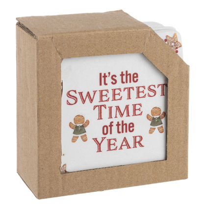 Gingerbread Coaster Set