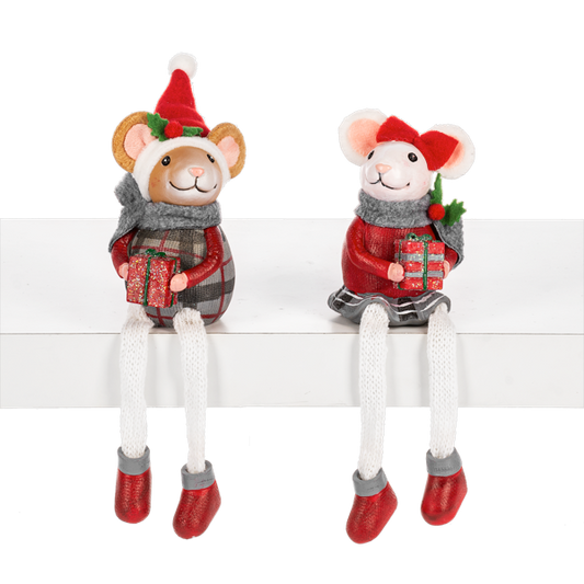 Santa's Little Helper Shelf sitters, 2 styles