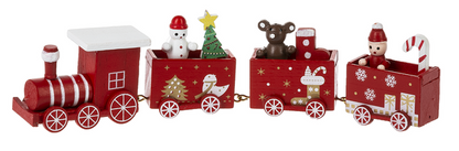 Christmas Train Figurines, 2 colors