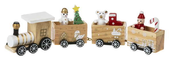 Christmas Train Figurines, 2 colors