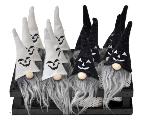 Witch Head Gnome Ornaments, 2 styles
