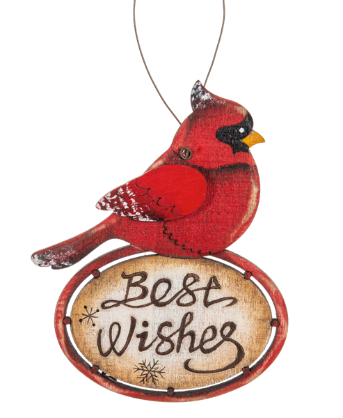 Cardinal Wish Ornaments, 6 styles