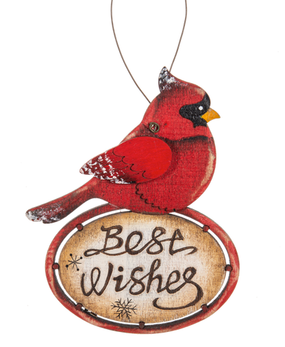 Cardinal Wish Ornaments, 6 styles