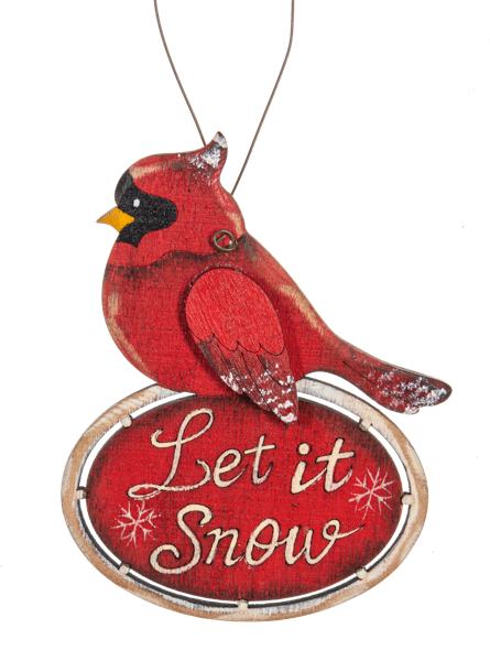 Cardinal Wish Ornaments, 6 styles