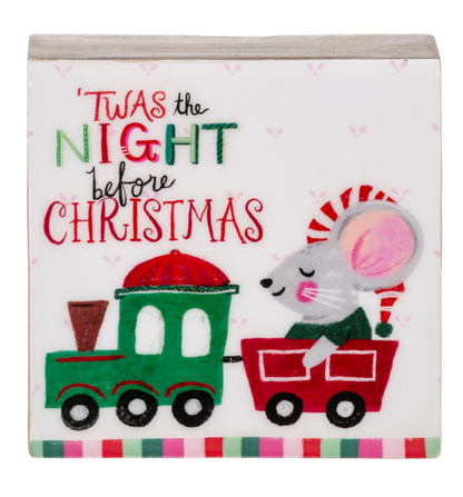 Holiday Message Whimsy Art Blocks, 4 styles