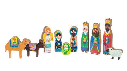 Nativity Scene w/Creche Set (11 pc. set)