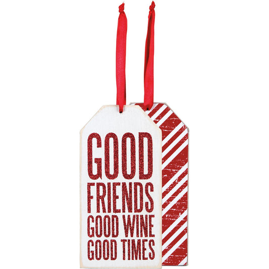 Christmas Good Times Bottle Tag