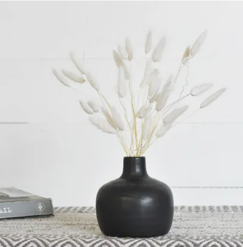Harper Black Vase, 2 sizes