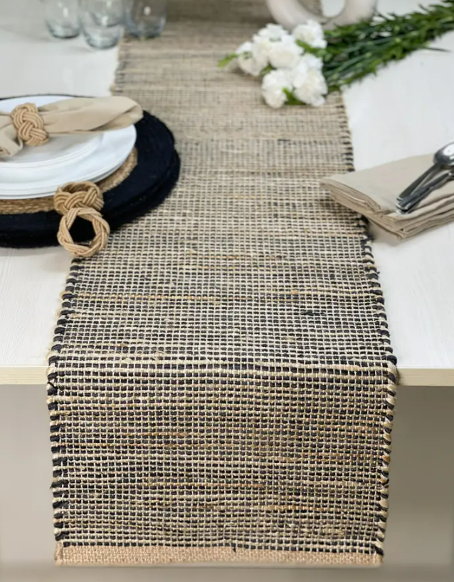 Ombre Jute Table Runner, 2 colors