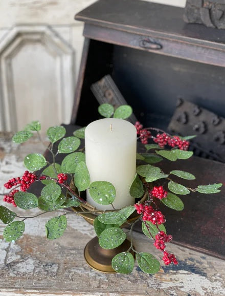 Currant Berry Eucalyptus Candle Ring