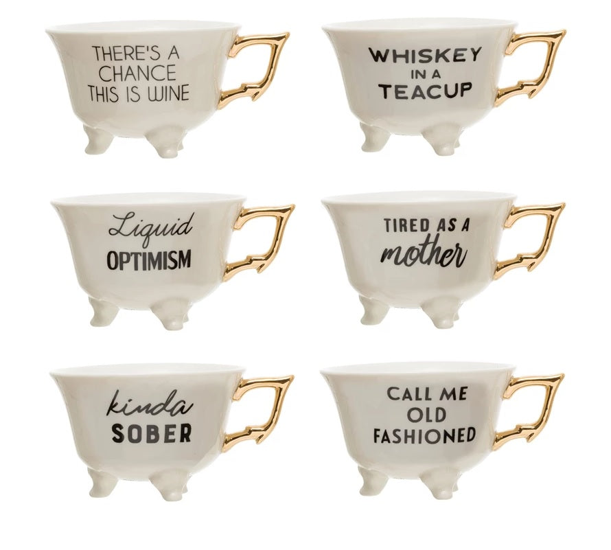 Funny Teacups, 6 styles