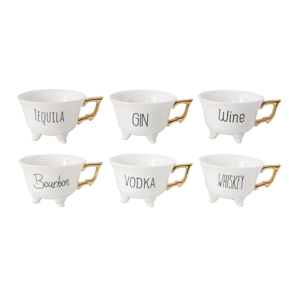 Alcohol Teacups, 6 styles